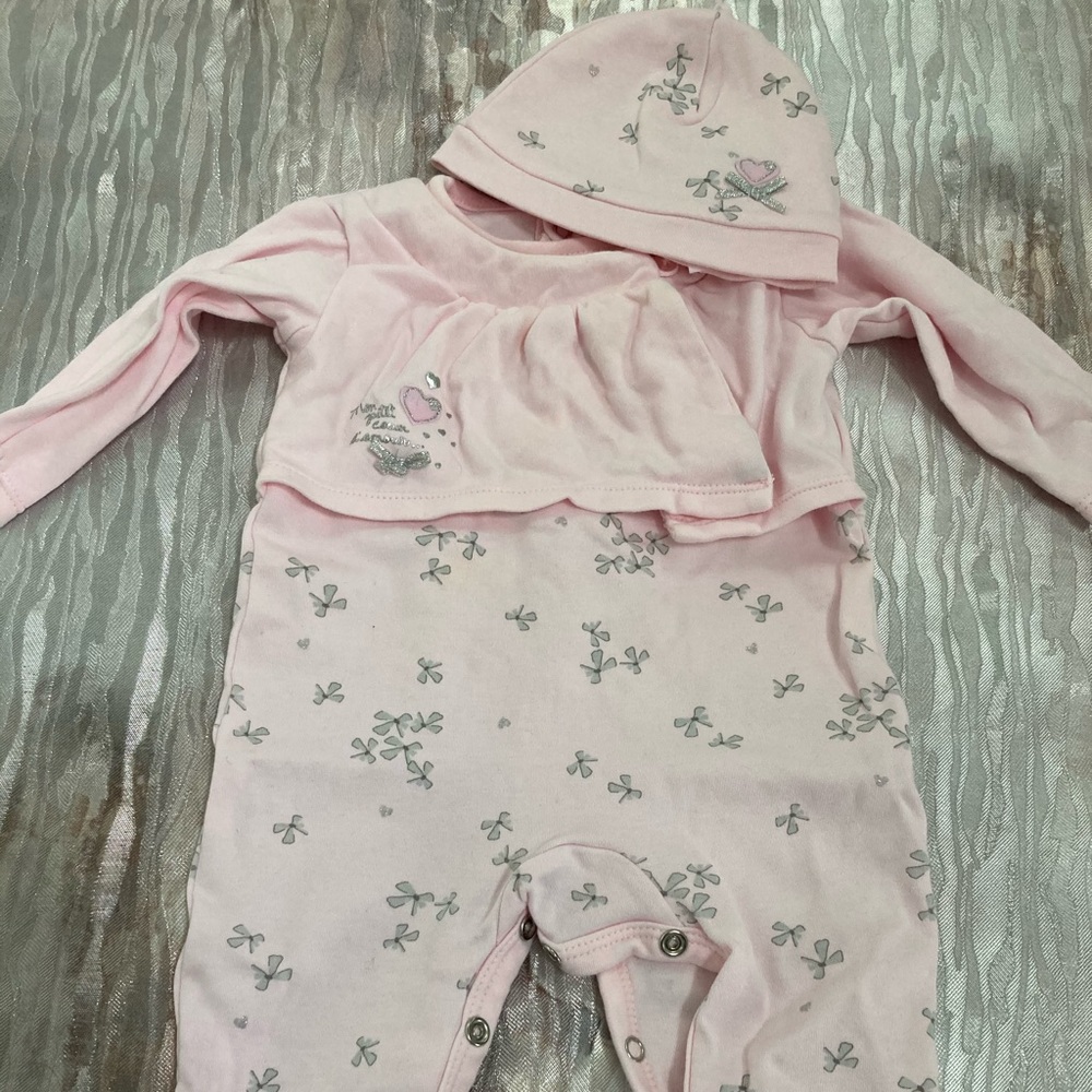 Pink petit lem overall